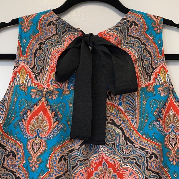 J.CREW paisley print cotton tank - Picture 4 of 9